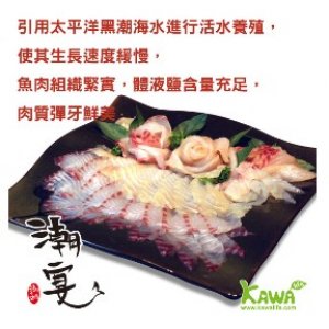 潮鯛生魚片(中)